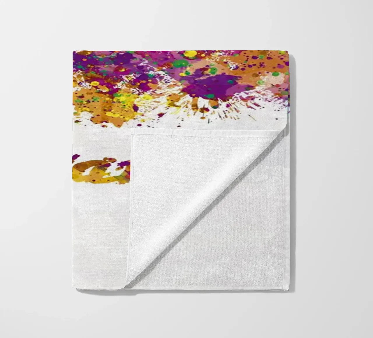 Lo skyline dell'Avana in acquerello telo mare da 🎁 ARTVI-SHOP