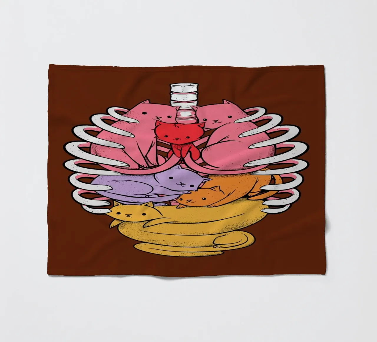 Anatomicat Fleecedecke von Tobe Fonseca