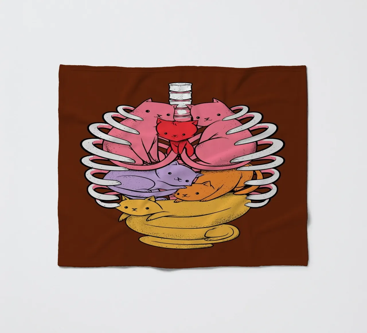 Anatomicat Fleecedecke von Tobe Fonseca