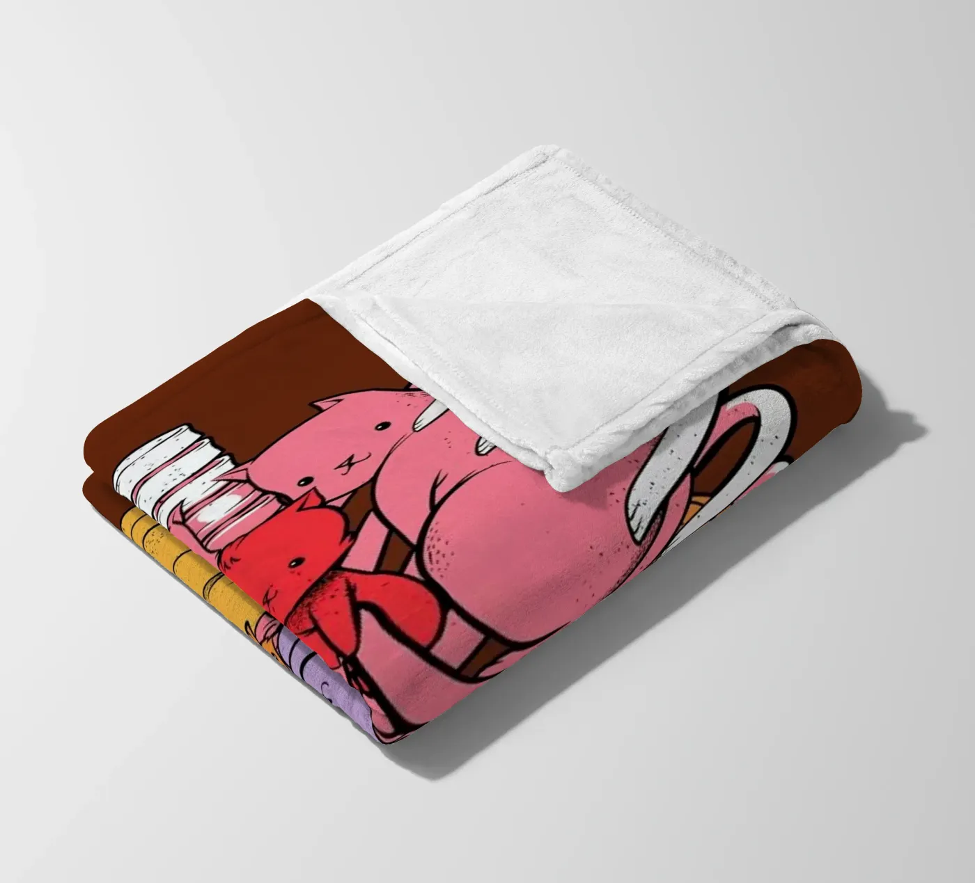 Anatomicat fleecedeken van Tobe Fonseca