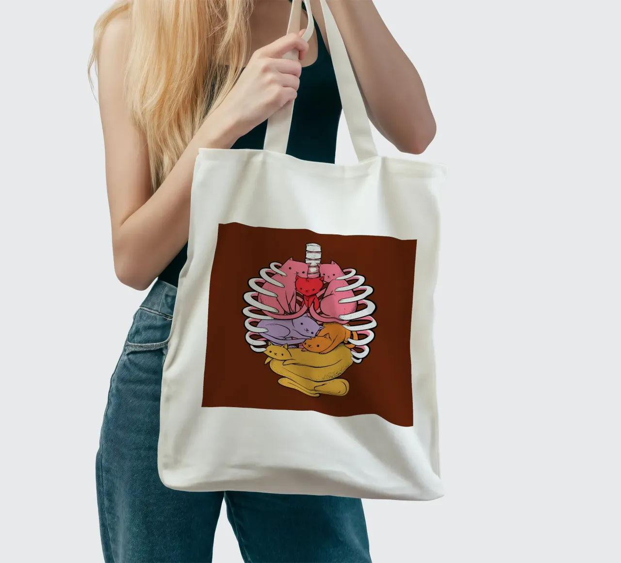 Anatomicat borsa in juta da Tobe Fonseca