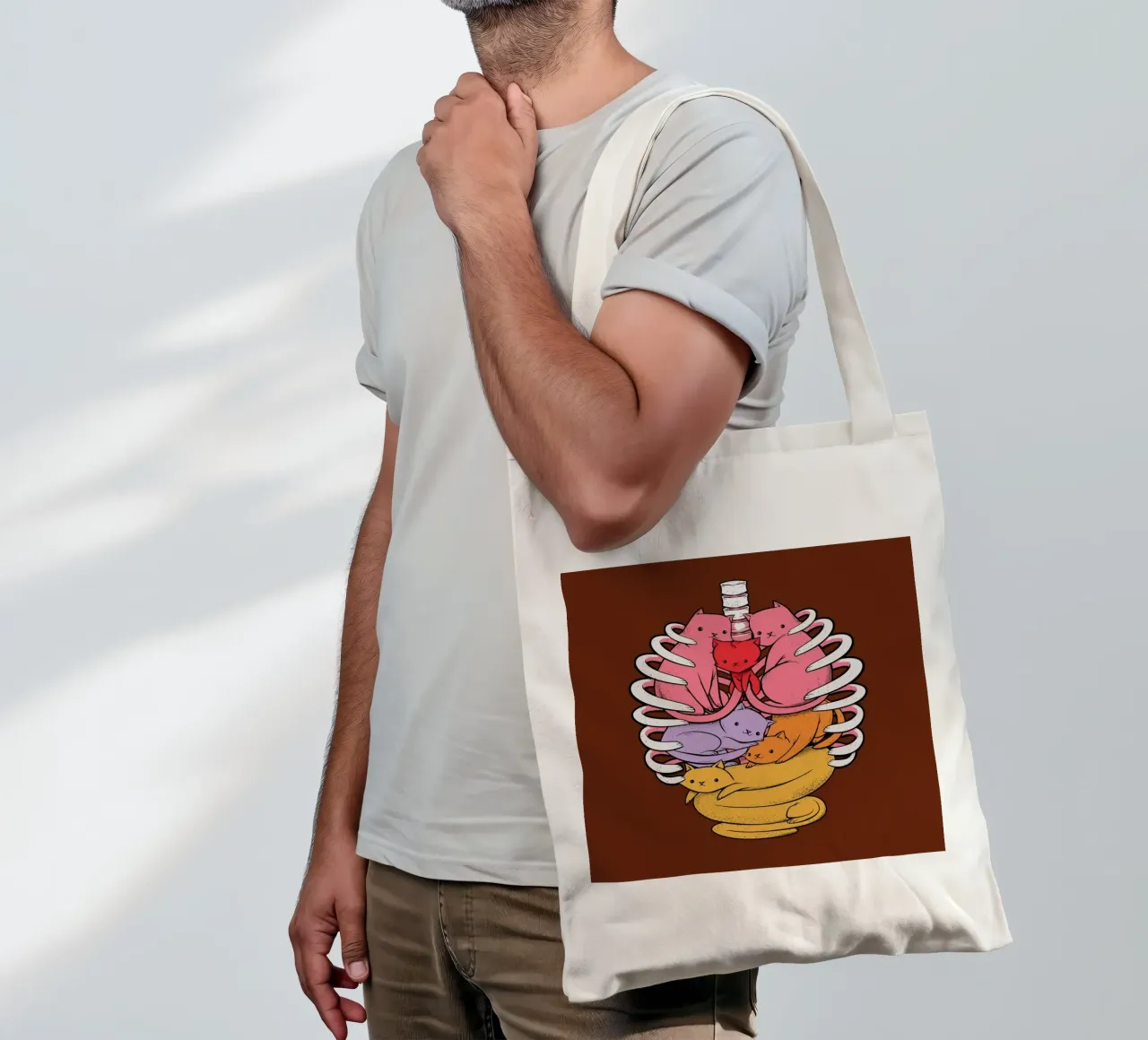 Anatomicat borsa in juta da Tobe Fonseca