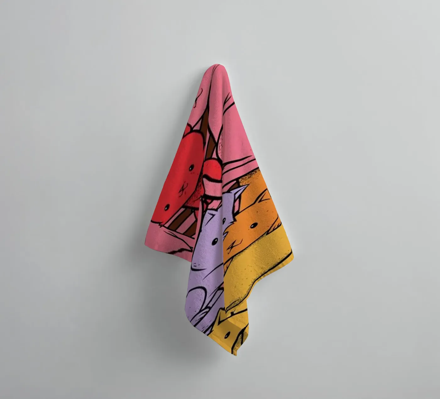 Anatomicat badhanddoek van Tobe Fonseca