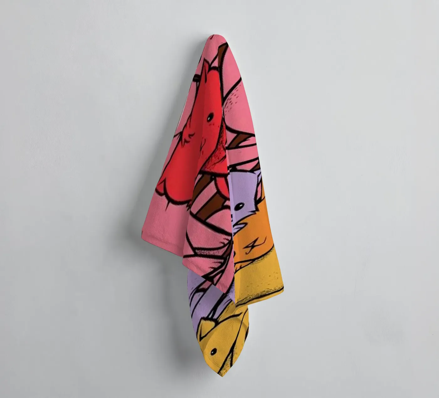 Anatomicat badhanddoek van Tobe Fonseca