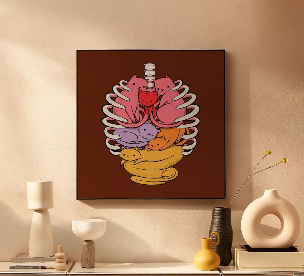 Anatomicat acrylic glass by Tobe Fonseca