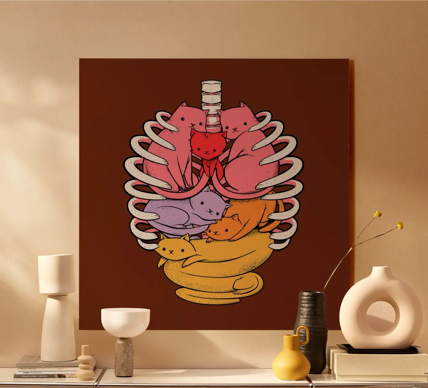 Anatomicat plexiglas de Tobe Fonseca