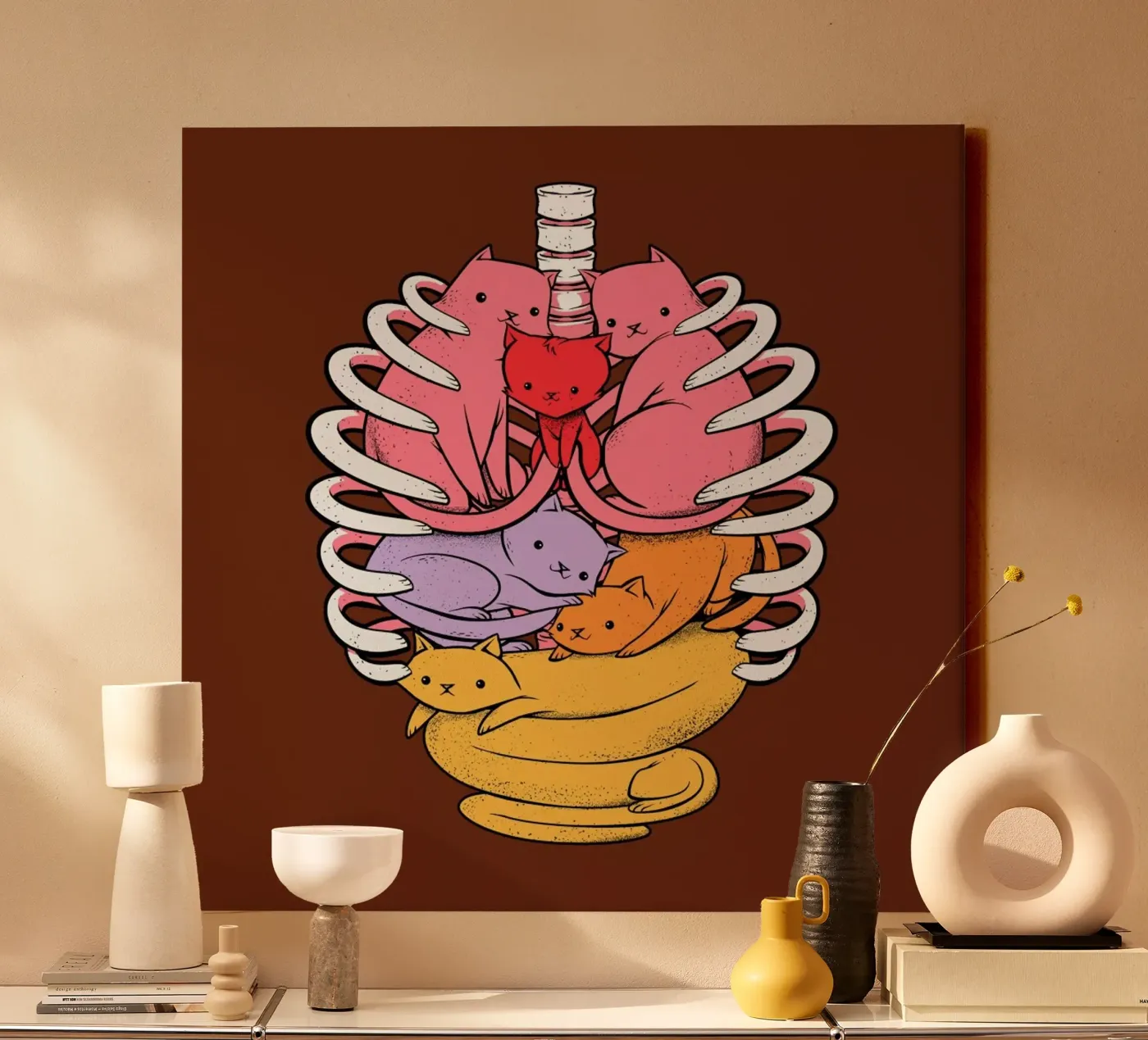 Anatomicat tela da Tobe Fonseca