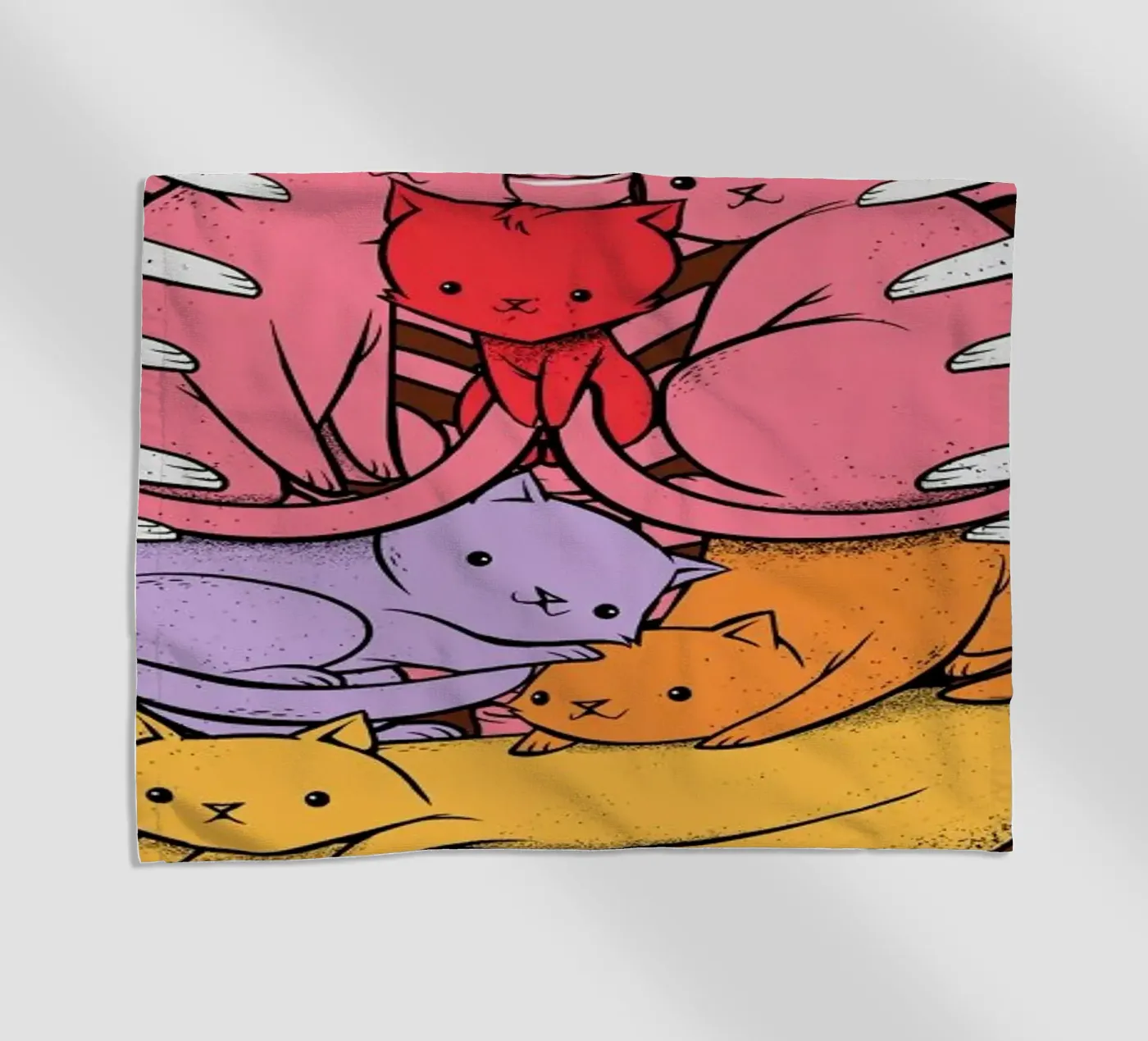 Anatomicat beach towel by Tobe Fonseca