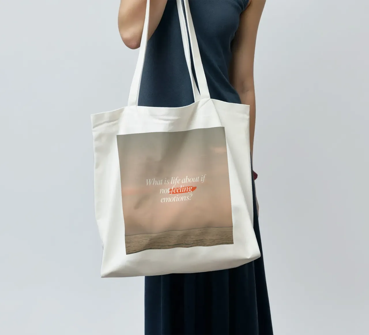 Feelings borsa in juta da Ambition Wall
