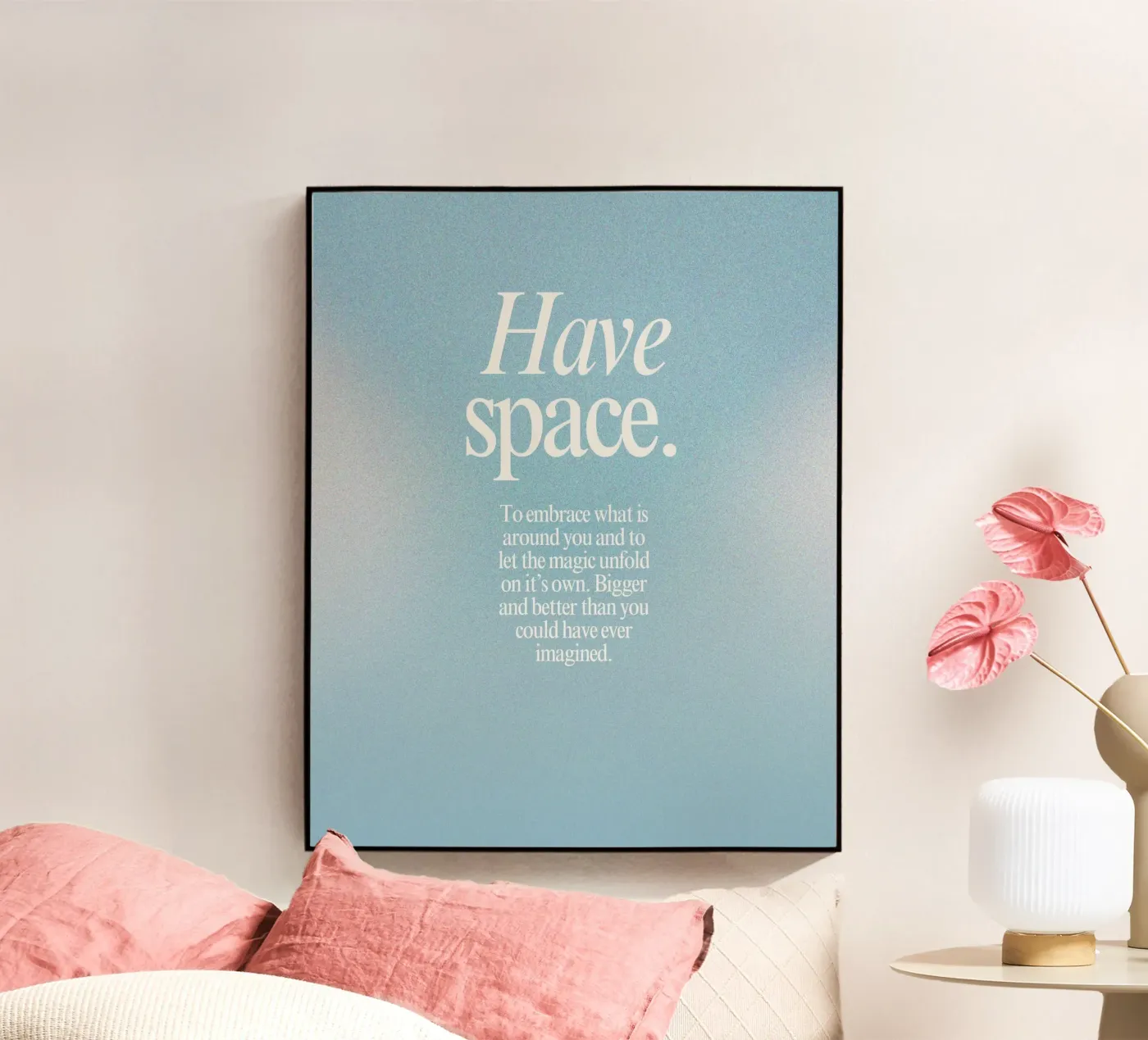 let the magic happen plexiglass da pixelflow