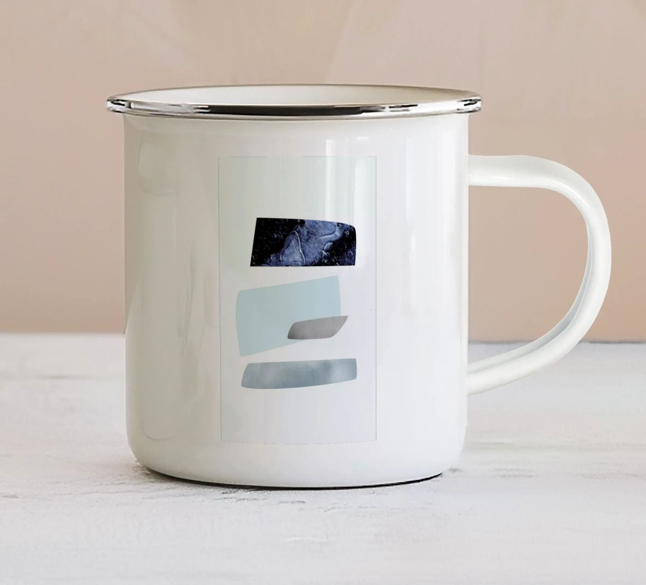 The Blues No.2 tazza in smalto da petiteCAPS