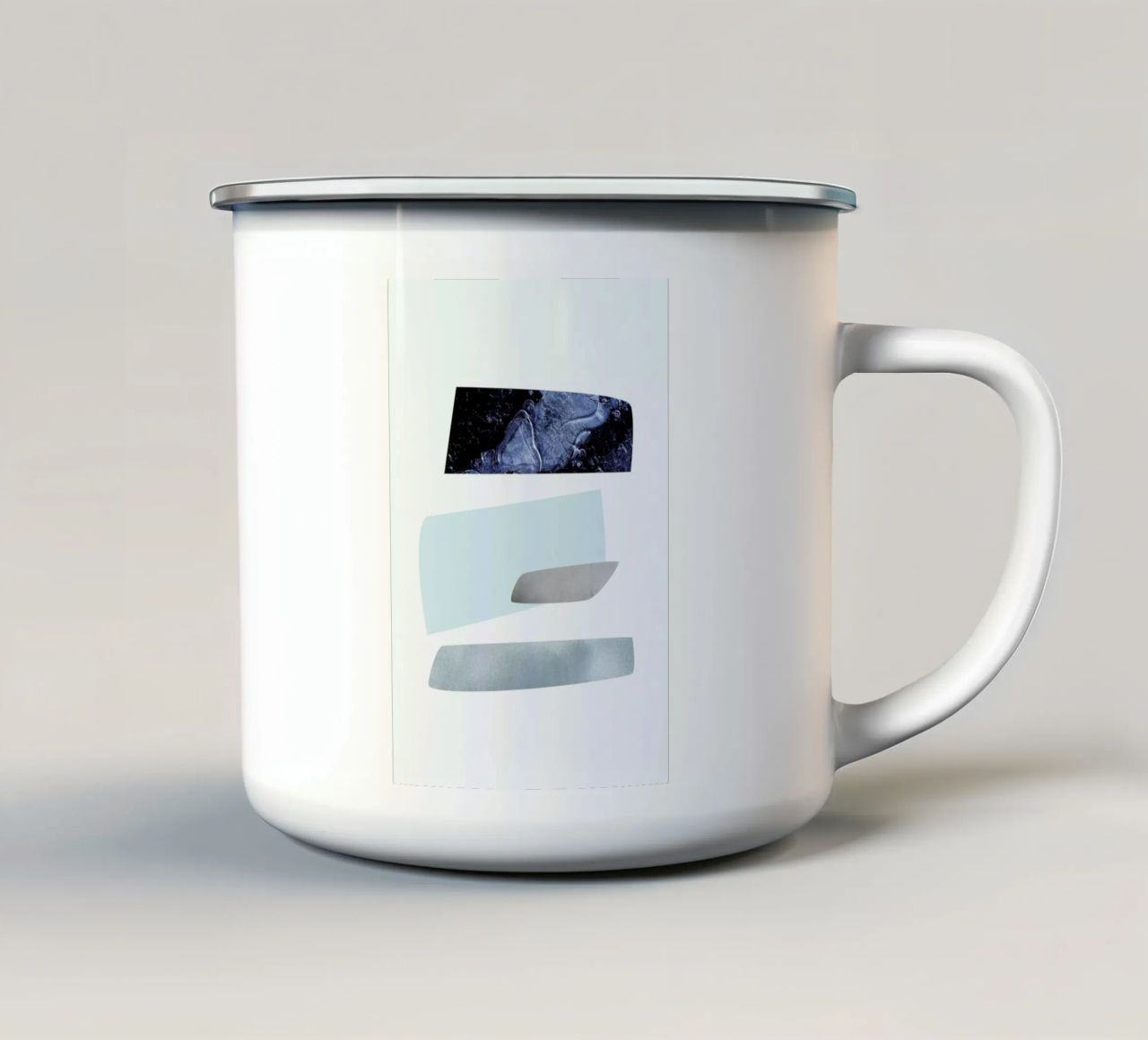 The Blues No.2 tazza in smalto da petiteCAPS