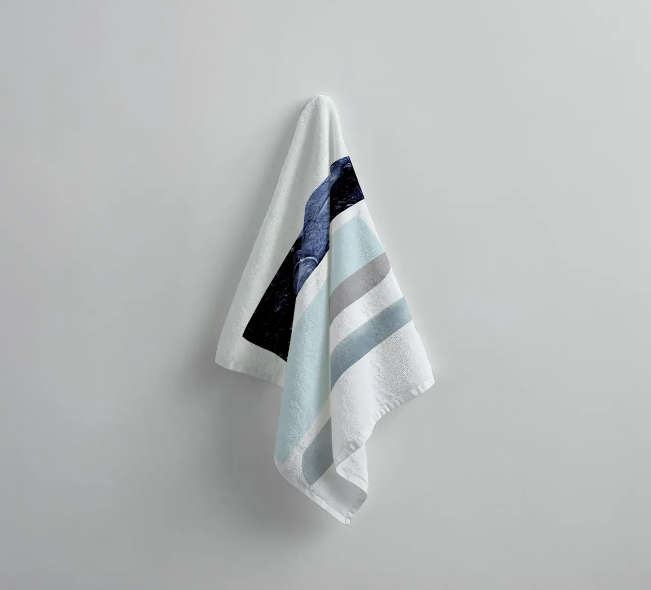 The Blues No.2 towel by petiteCAPS
