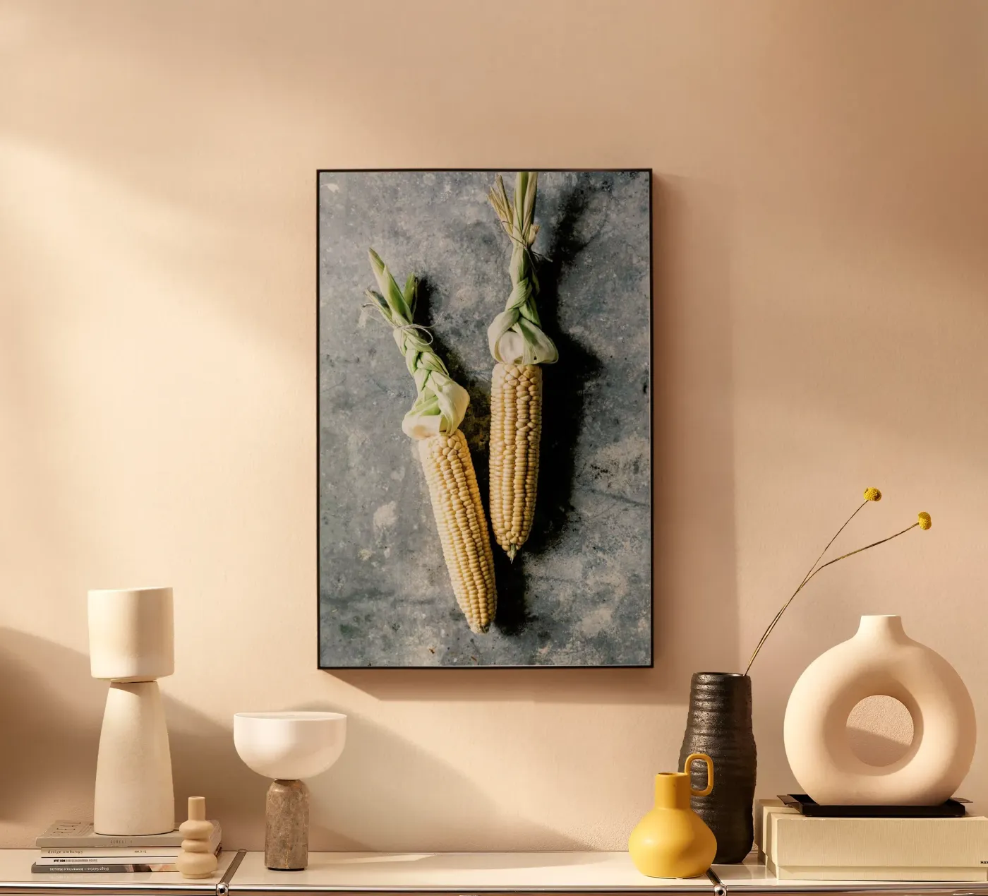 Maisernte acryl van Eat this