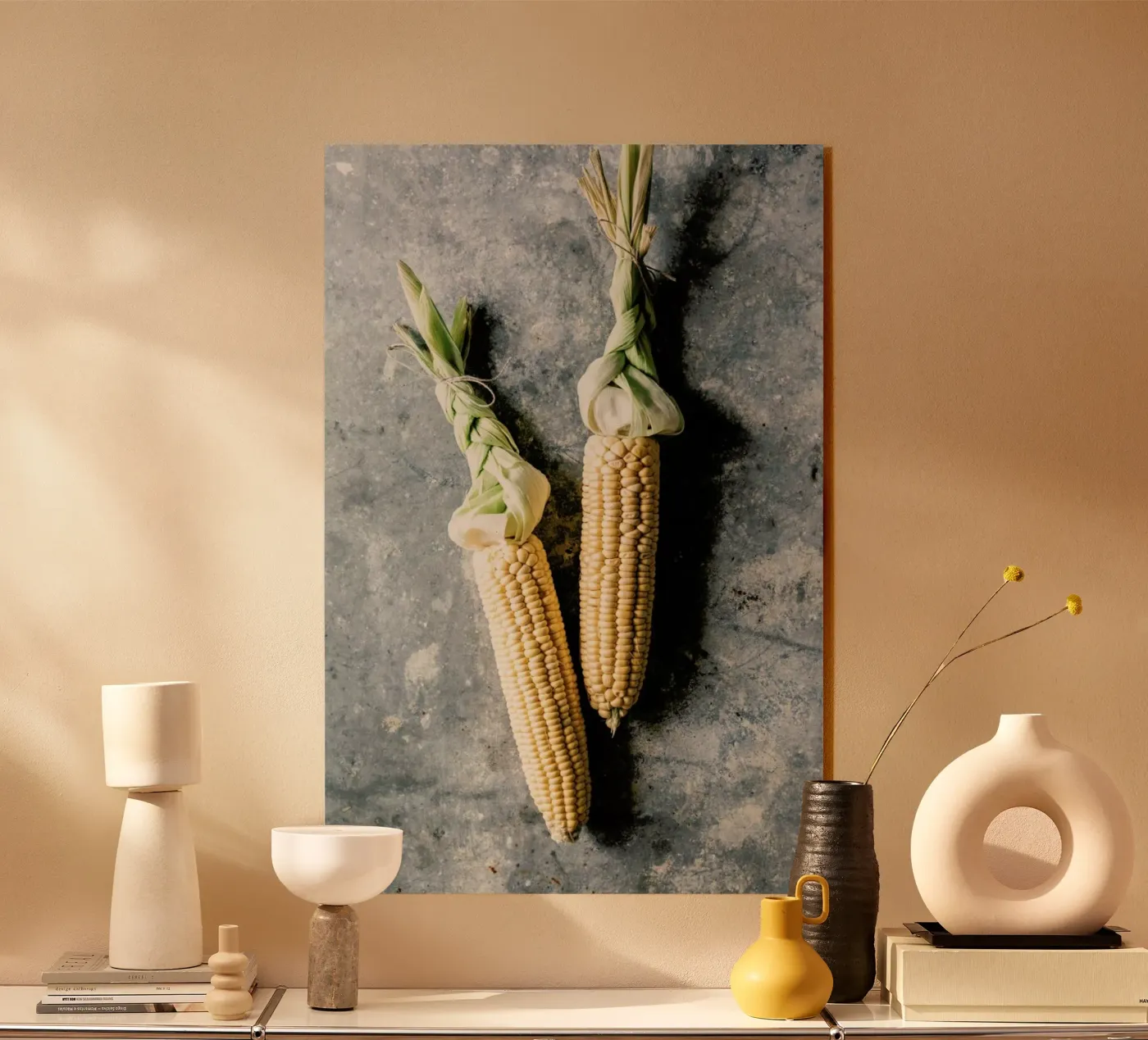 Maisernte acryl van Eat this