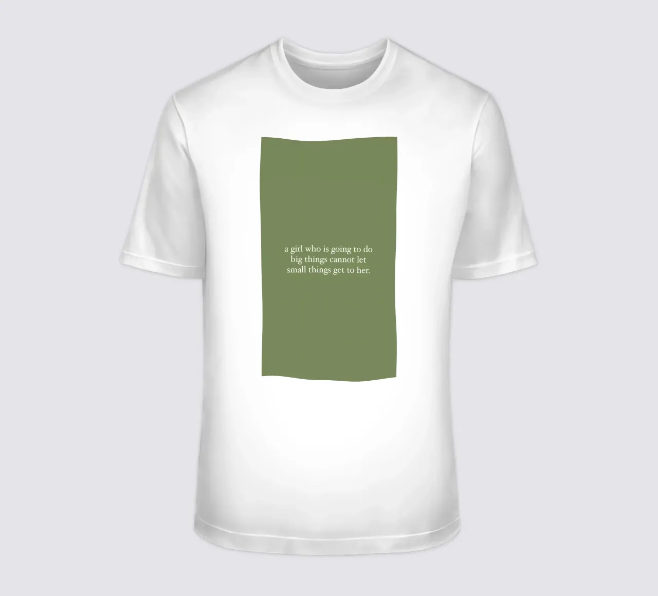 a girl who is goinng to do big things cannot let small get t t-shirt by bonglantrungmuoi