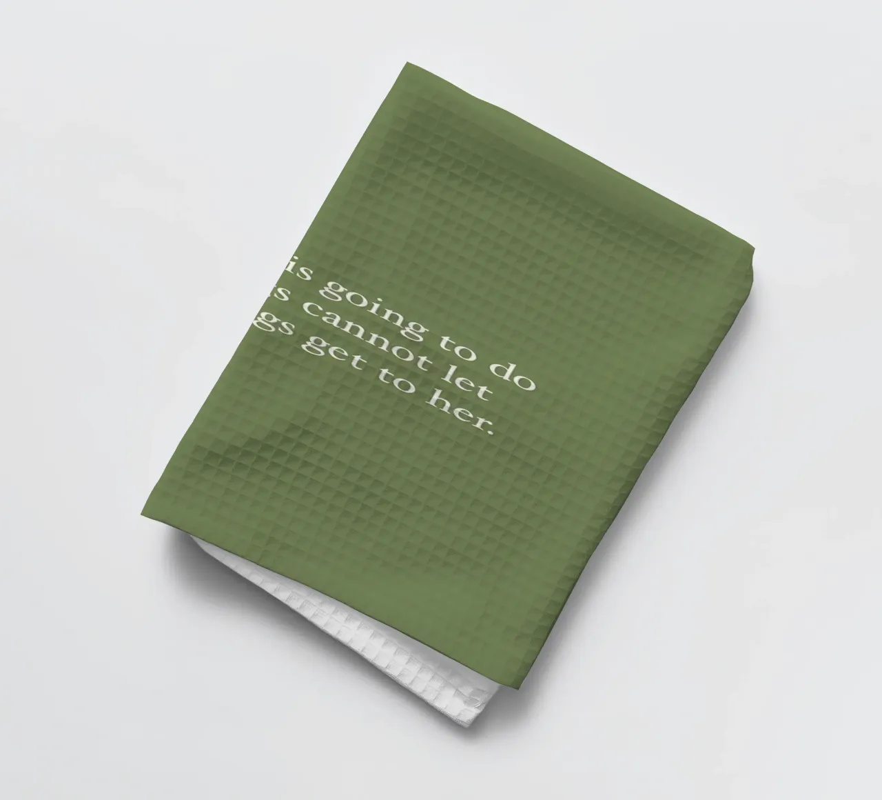 a girl who is goinng to do big things cannot let small get t tea towel by bonglantrungmuoi