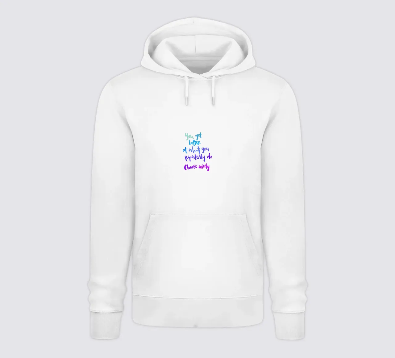 You Get Better felpa con cappuccio da Brushmeetspaper