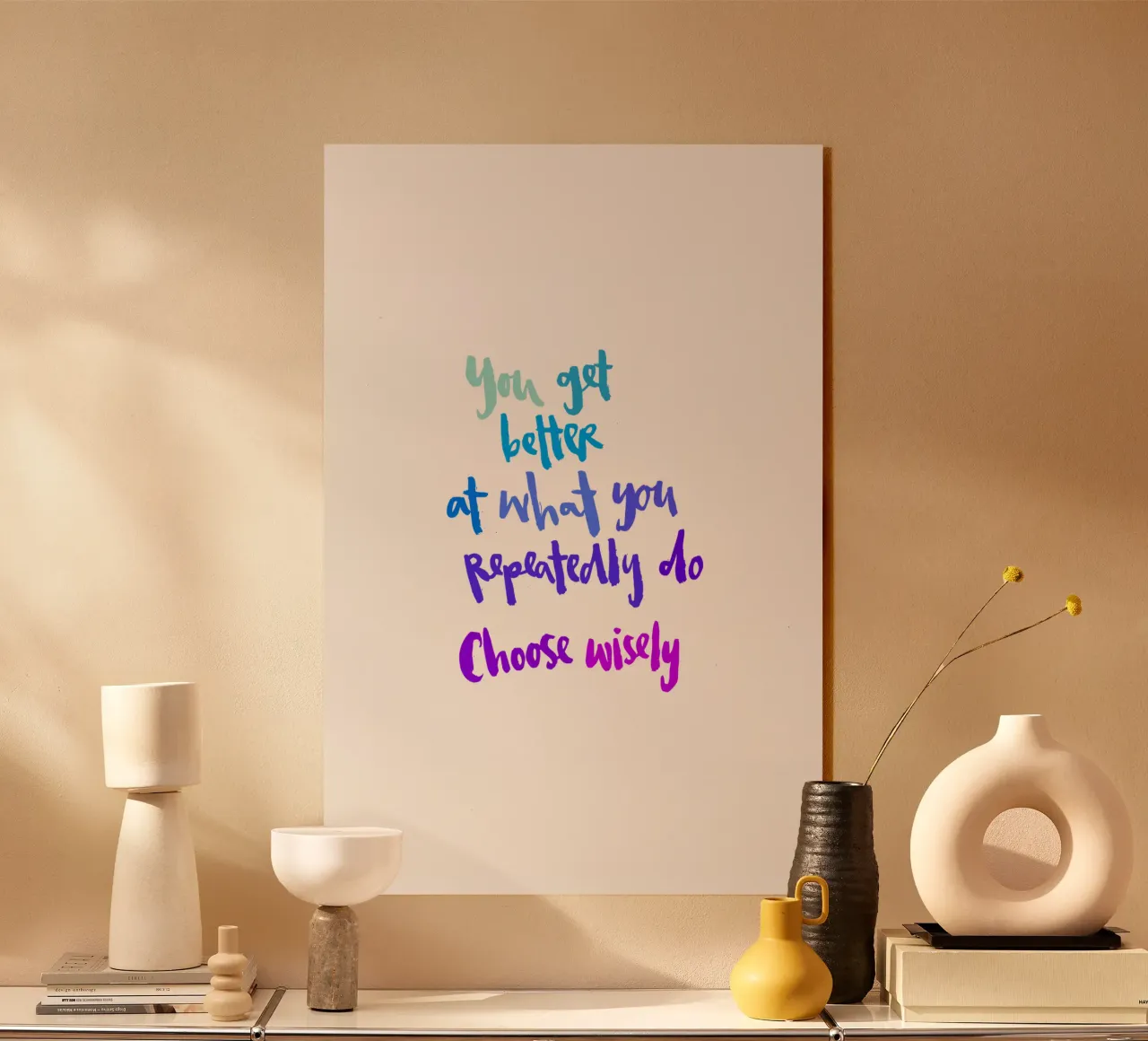 You Get Better plexiglass da Brushmeetspaper