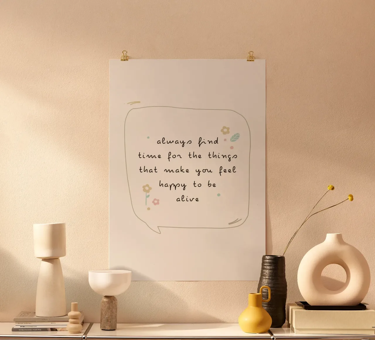 always find time for the things that make you feel happy to hahnemühle by mazzihanq