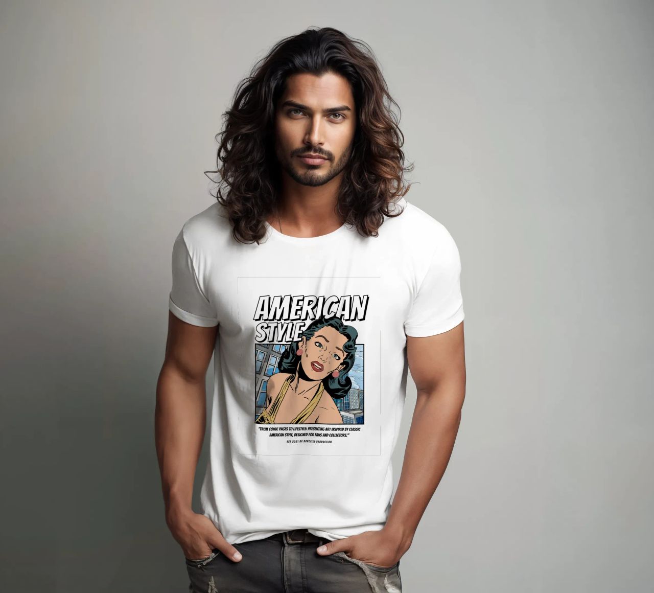 a la americana camiseta de mazzihanq
