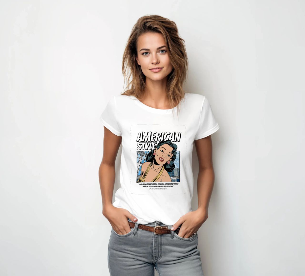 amerikanischer Stil Frauen T-Shirt von mazzihanq