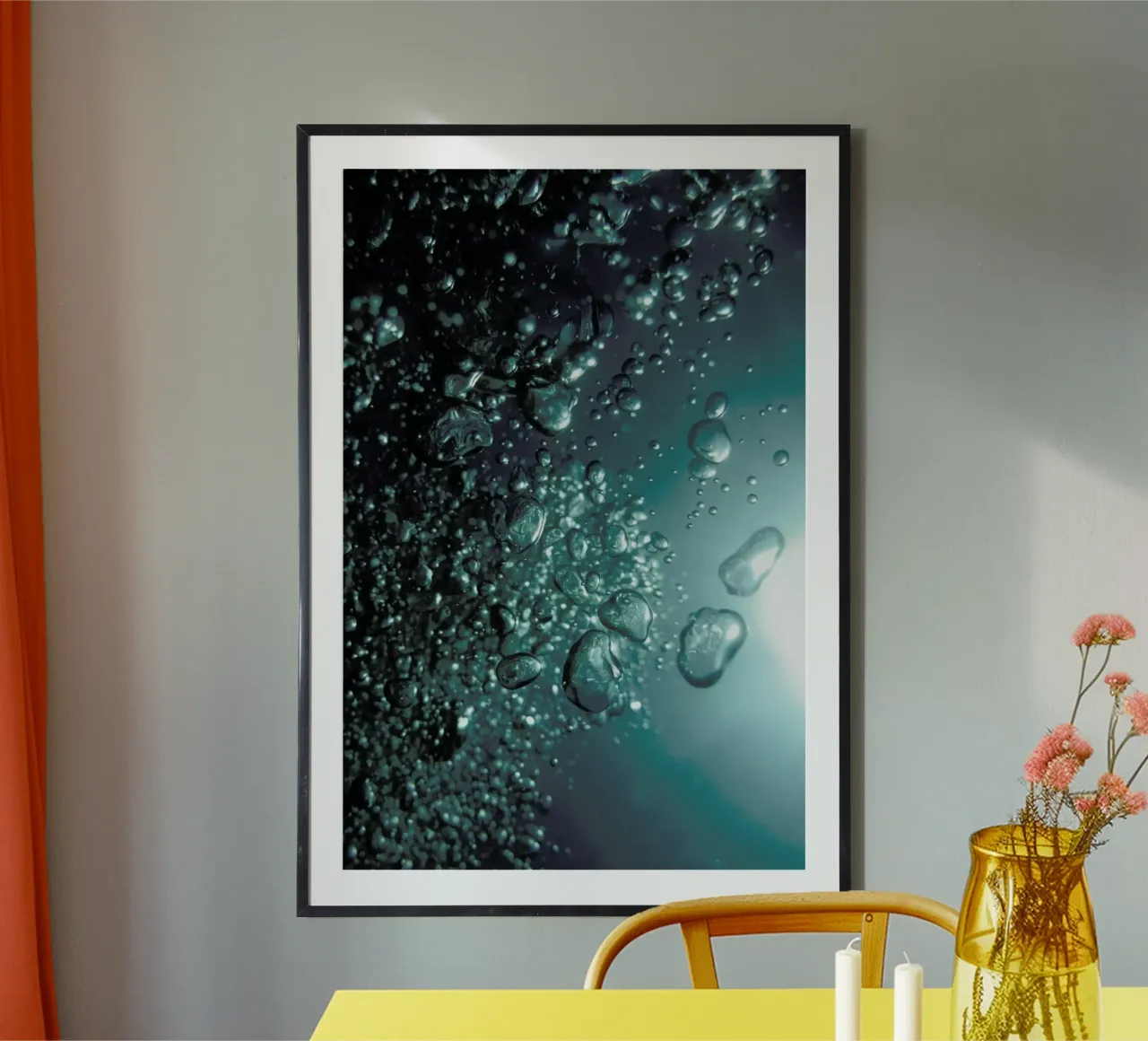 Take Me Diving poster con telaio in alluminio da Studio Nahili