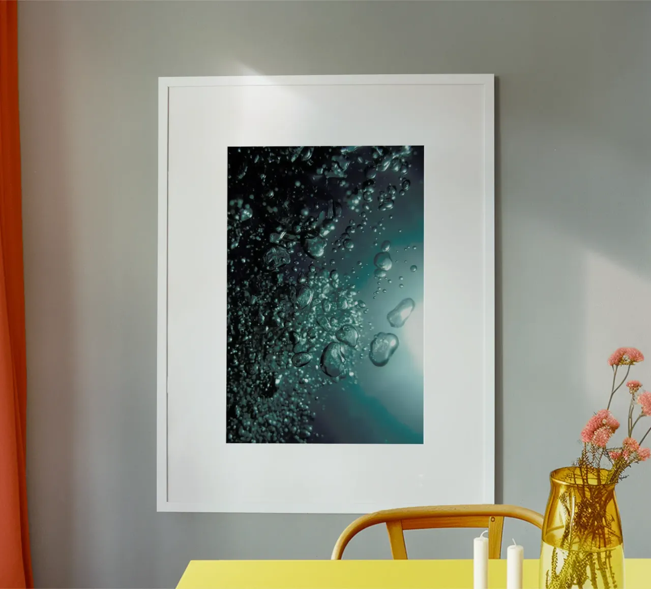 Take Me Diving poster con telaio in alluminio da Studio Nahili