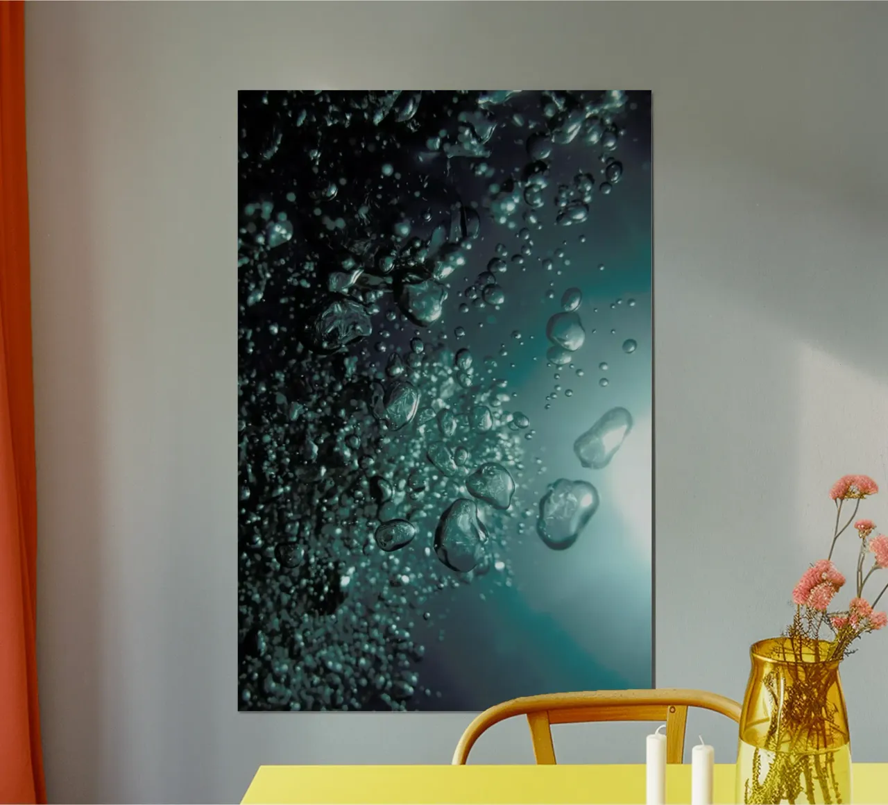 Take Me Diving poster con telaio in alluminio da Studio Nahili