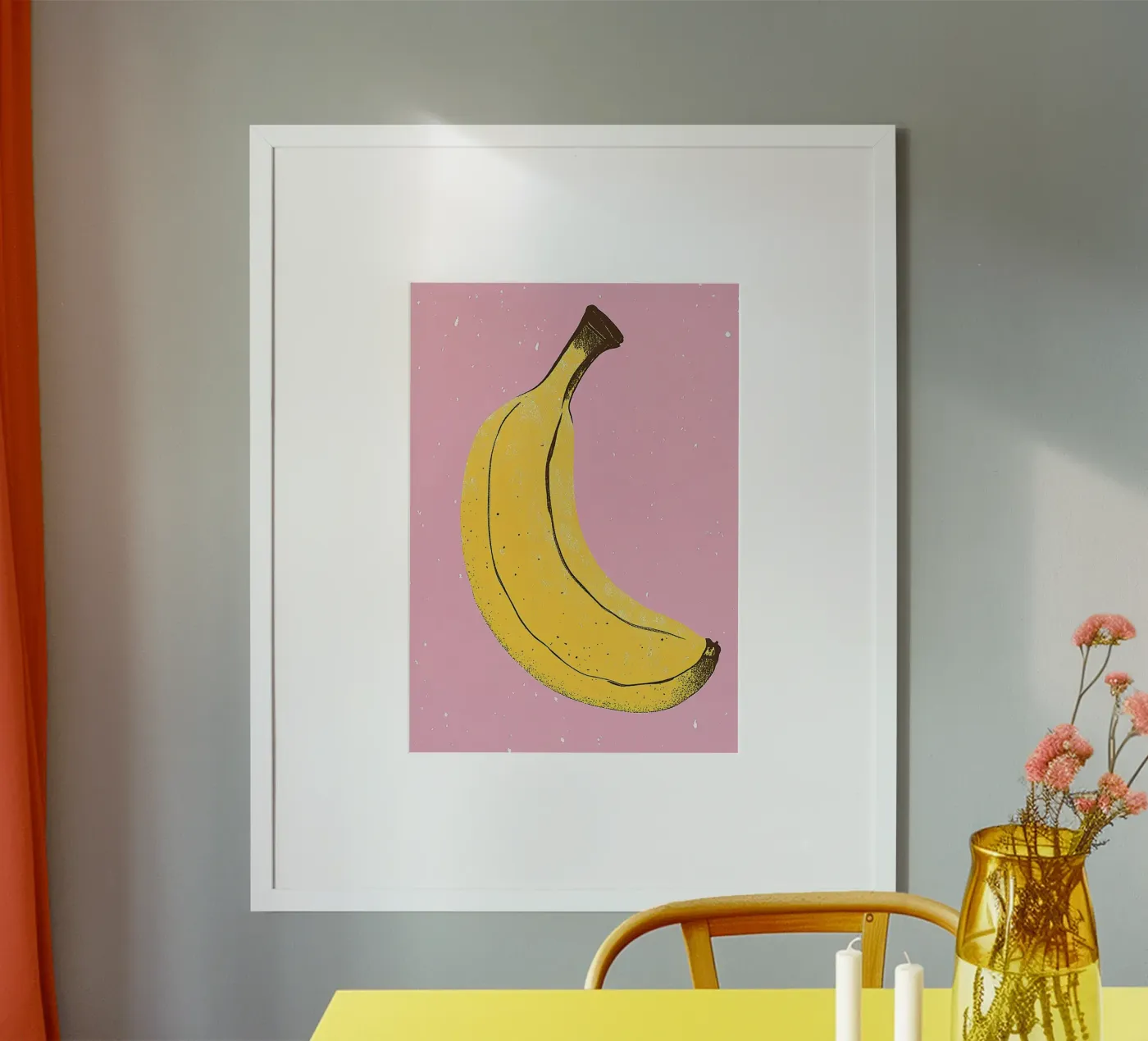 Banane poster de Nikis Art Studio