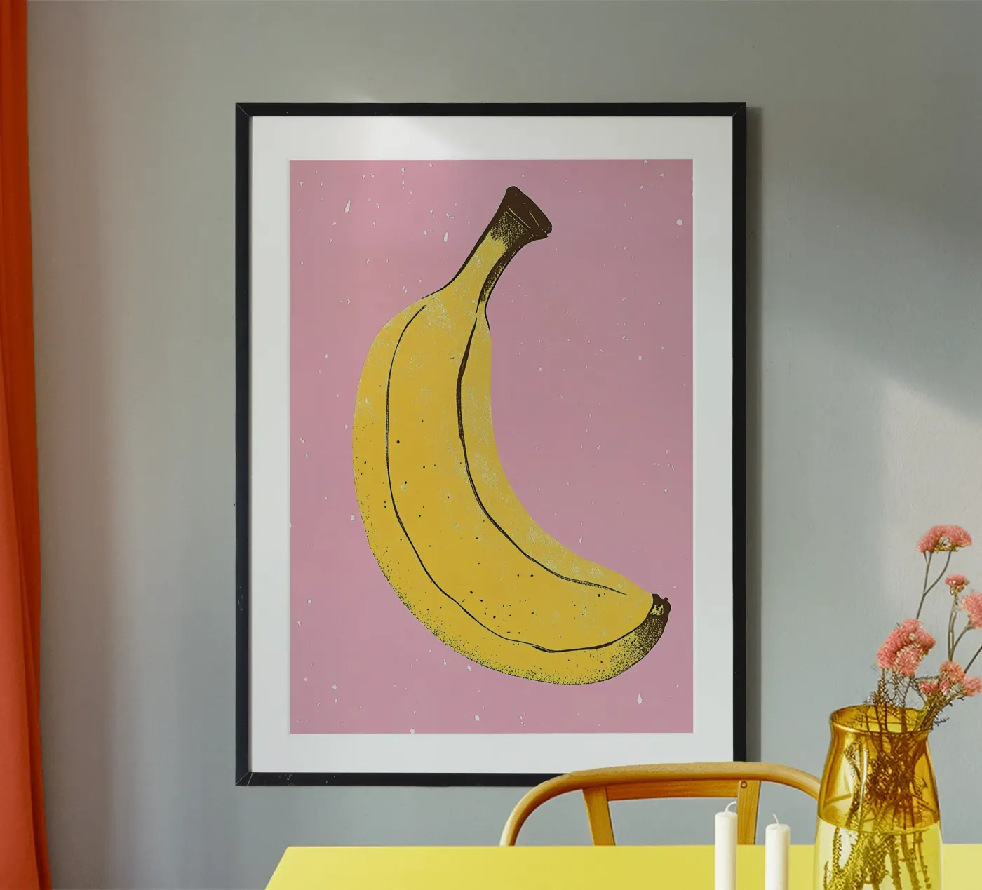 Banane poster de Nikis Art Studio