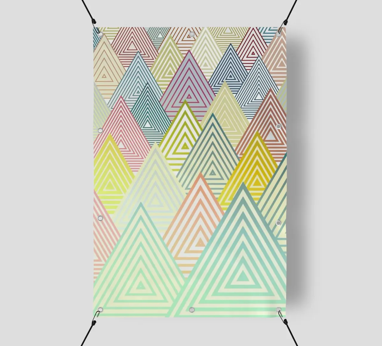 Pastel Mountains telo in pvc da Angelo Cerantola