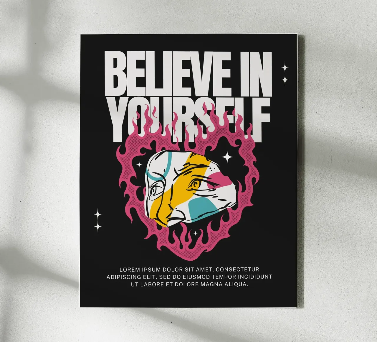 believe in yourself canvas by mazzihanq