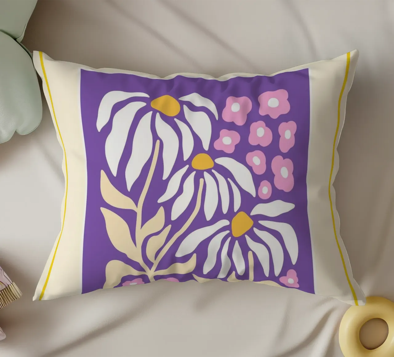 Bloom where you are planted decorative cushion by mazzihanq
