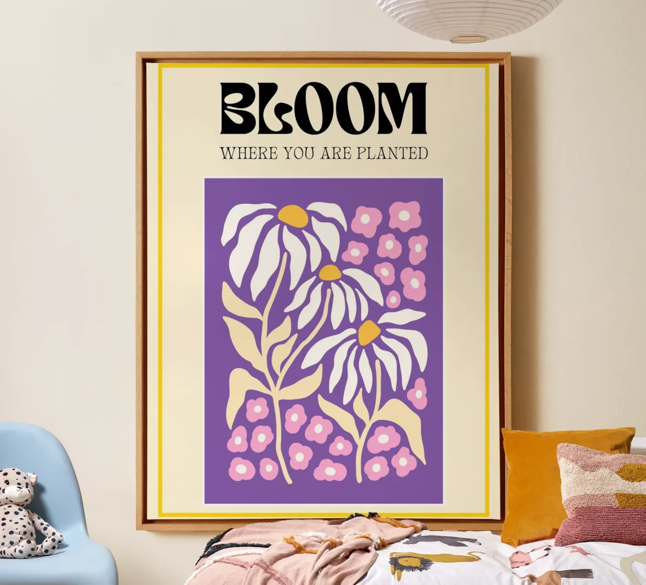 Bloom where you are planted canvas by mazzihanq