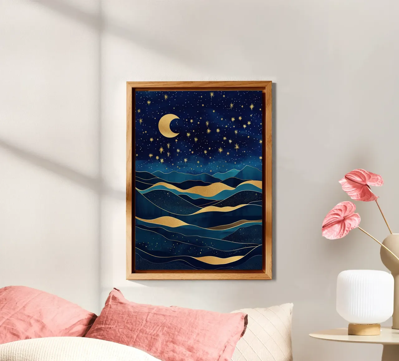 Notte d'oro alluminio dibond da Nikis Art Studio