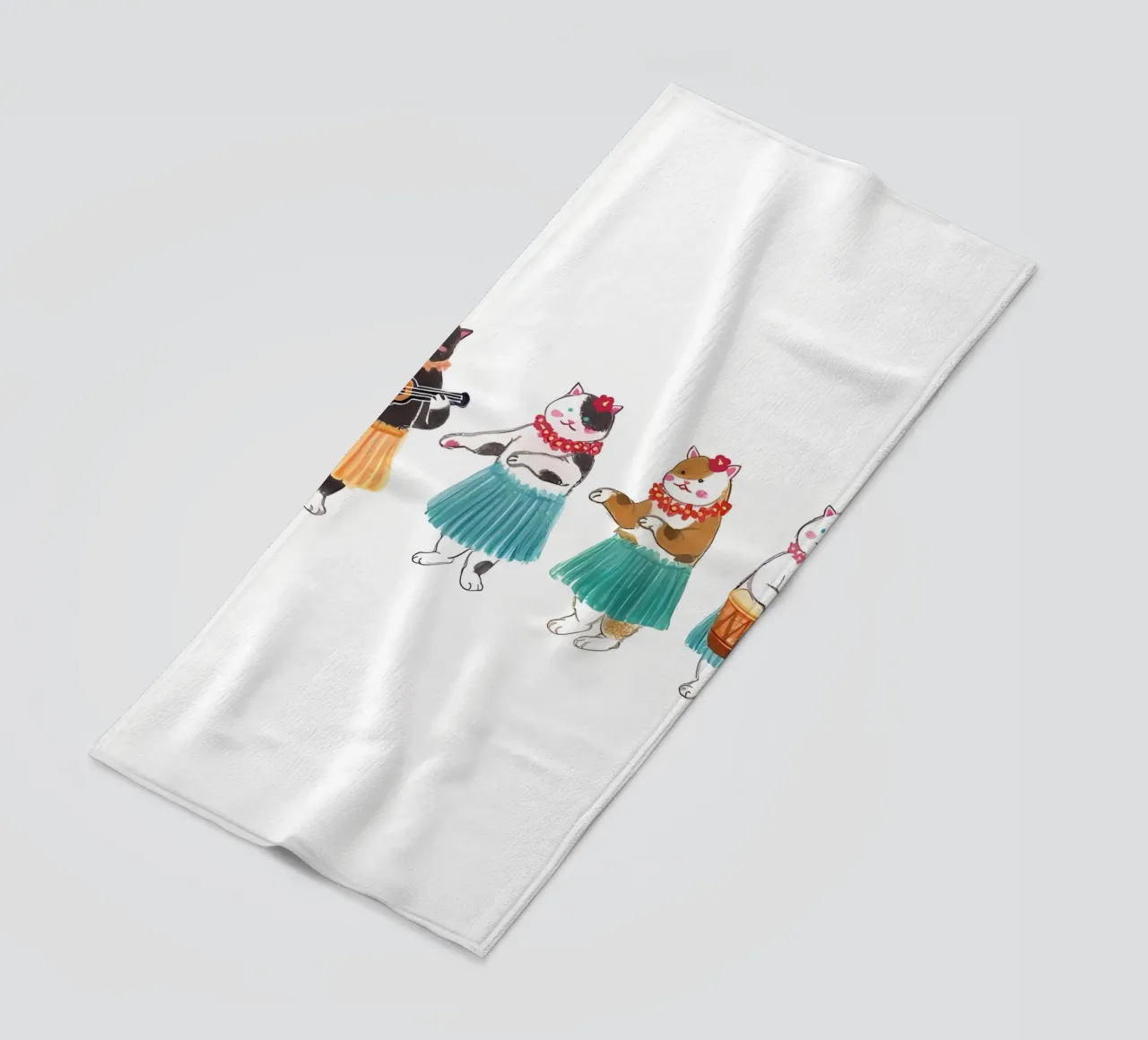 gatto freddo telo mare da bonglantrungmuoi