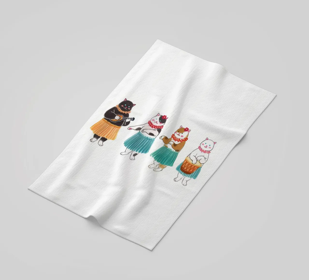 gatto freddo telo mare da bonglantrungmuoi