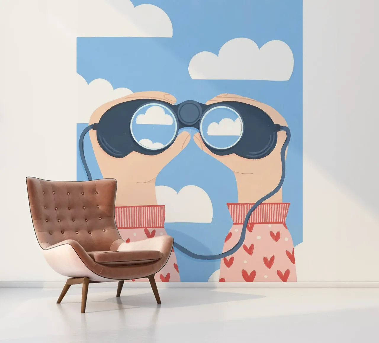 Chasing Clouds fotobehang van bonglantrungmuoi