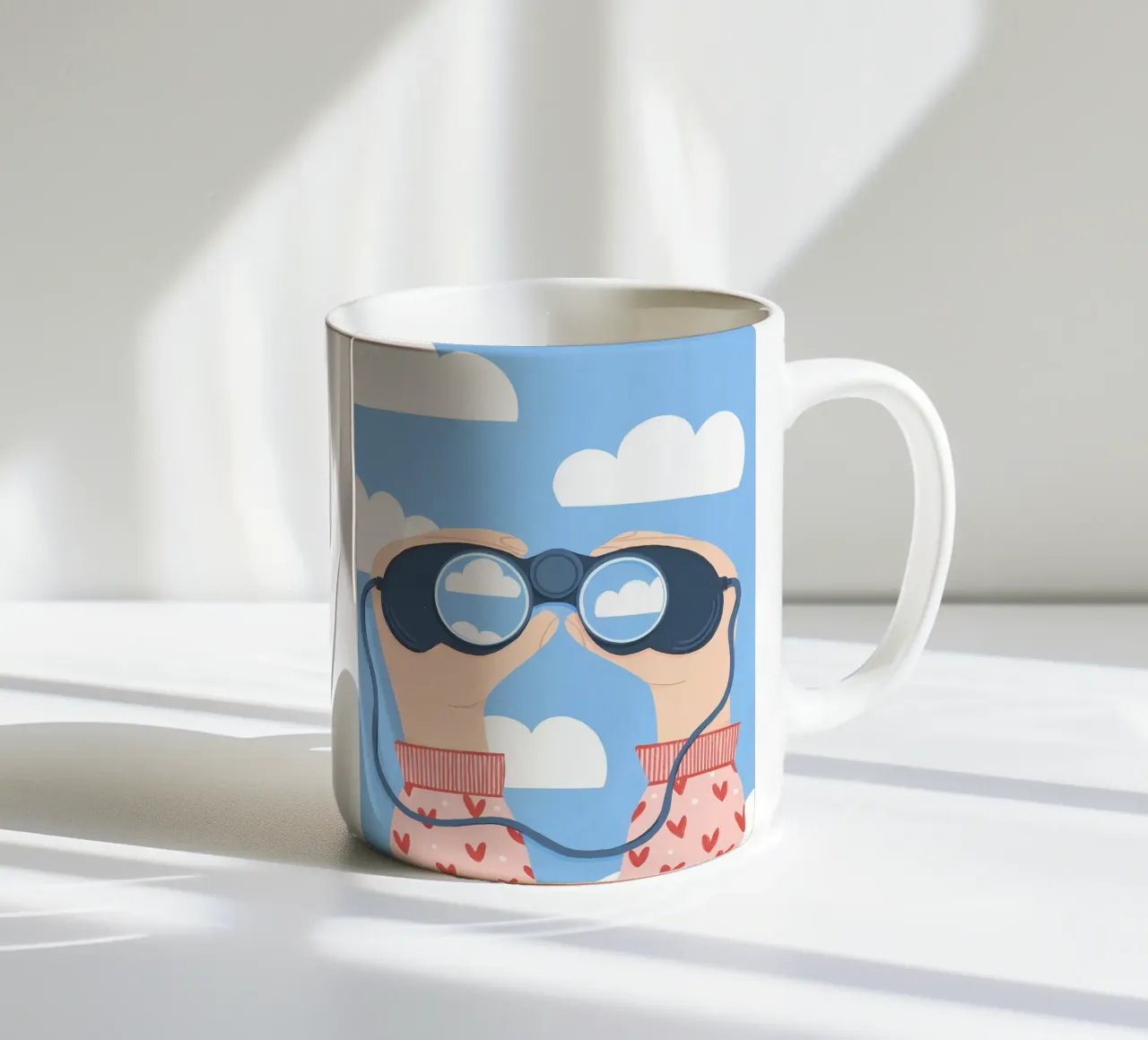 Chasing Clouds ceramic mug by bonglantrungmuoi