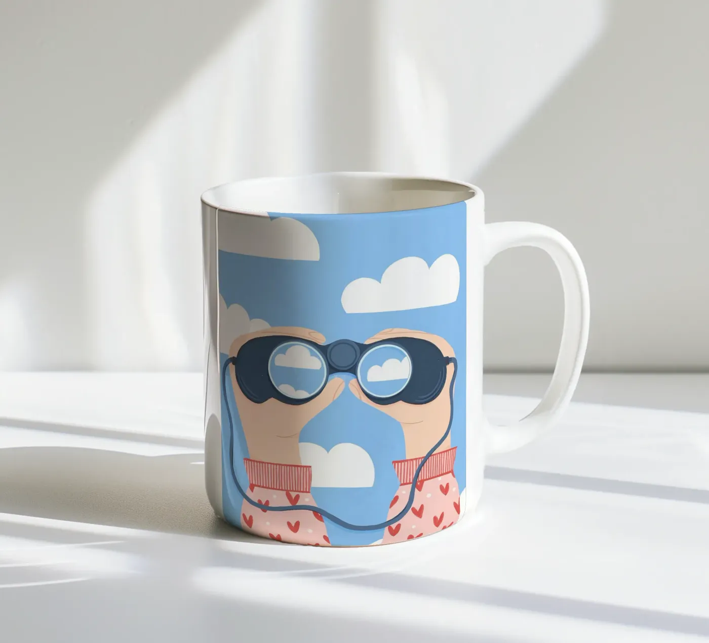Chasing Clouds Keramik Tasse von bonglantrungmuoi