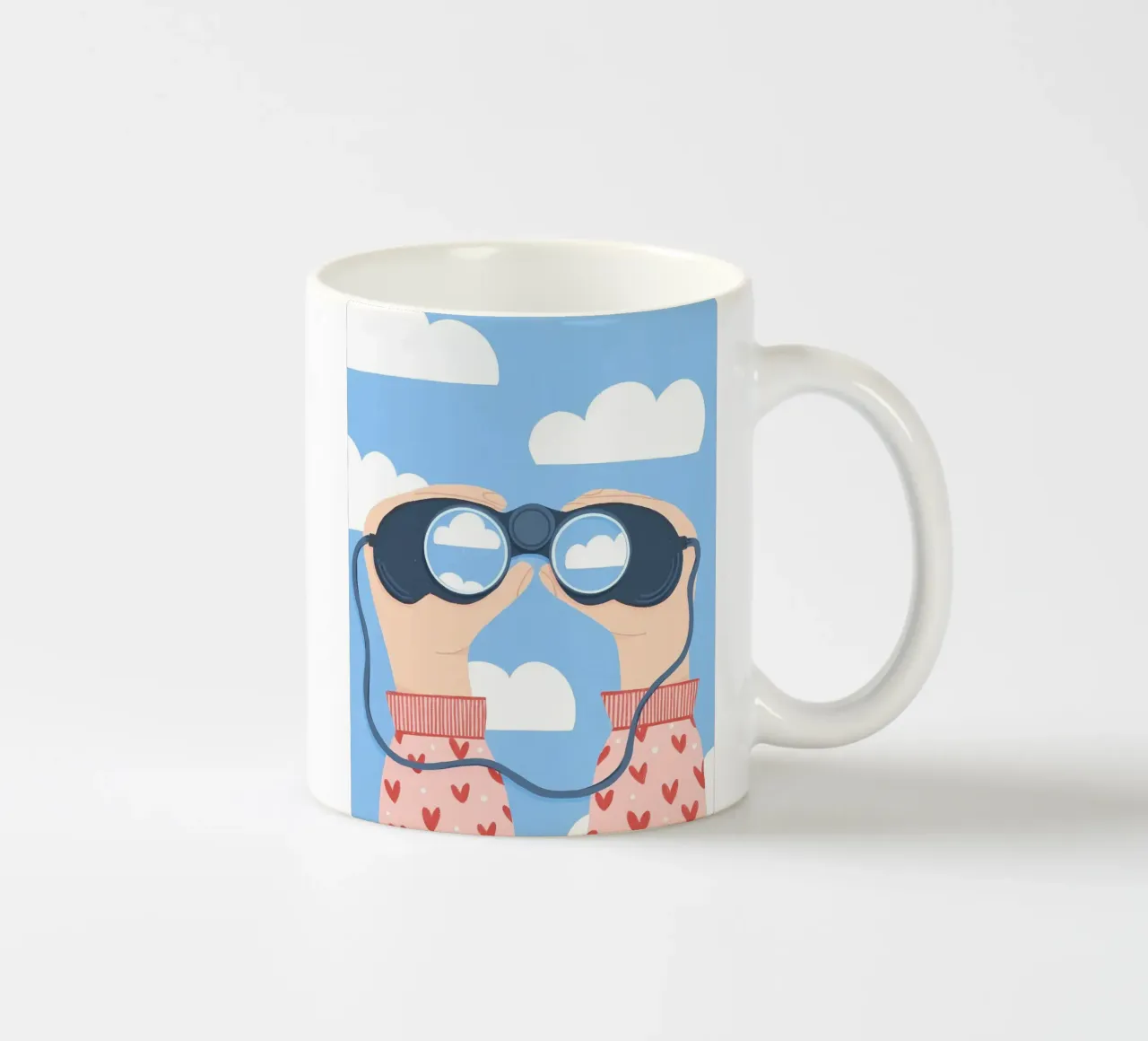 Chasing Clouds ceramic mug by bonglantrungmuoi