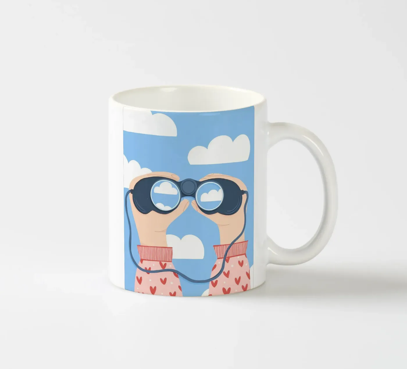 Chasing Clouds Keramik Tasse von bonglantrungmuoi