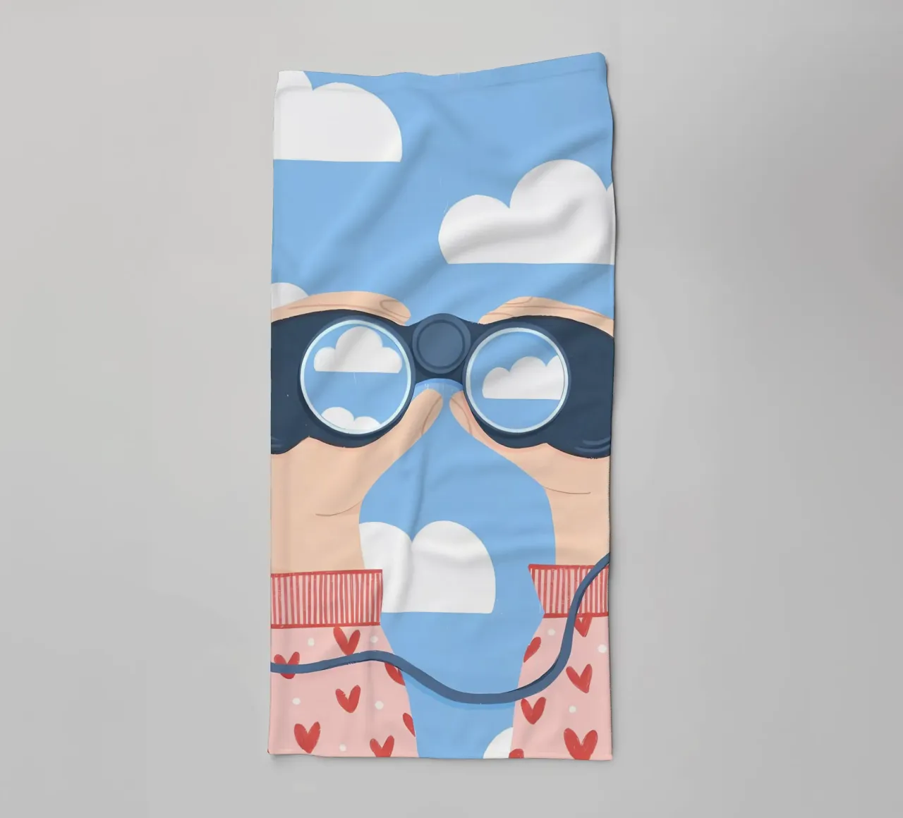 Chasing Clouds towel by bonglantrungmuoi