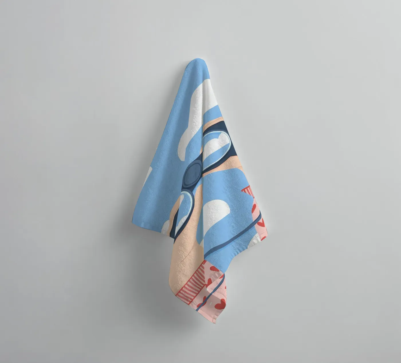 Chasing Clouds towel by bonglantrungmuoi