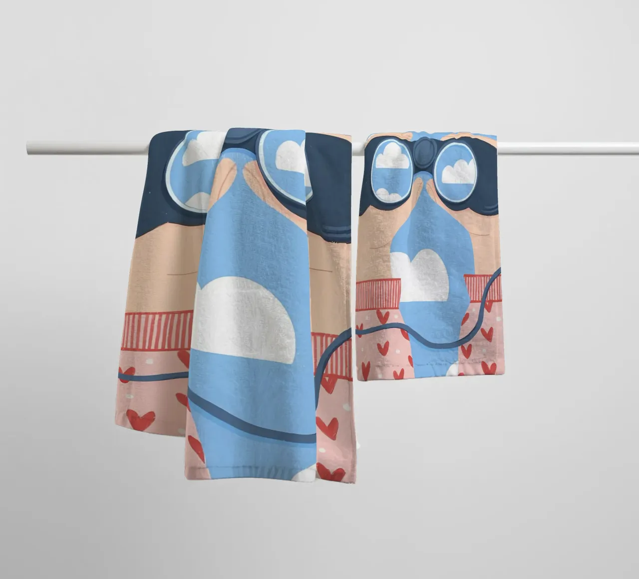 Chasing Clouds badhanddoek van bonglantrungmuoi