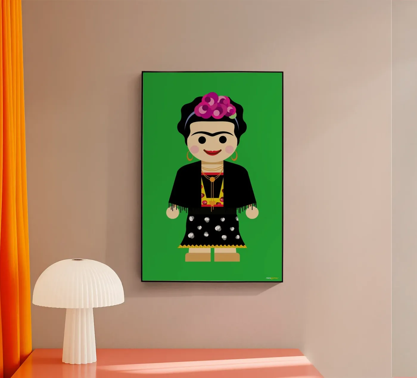 Frida Toy plexiglass da Rafa Gomes
