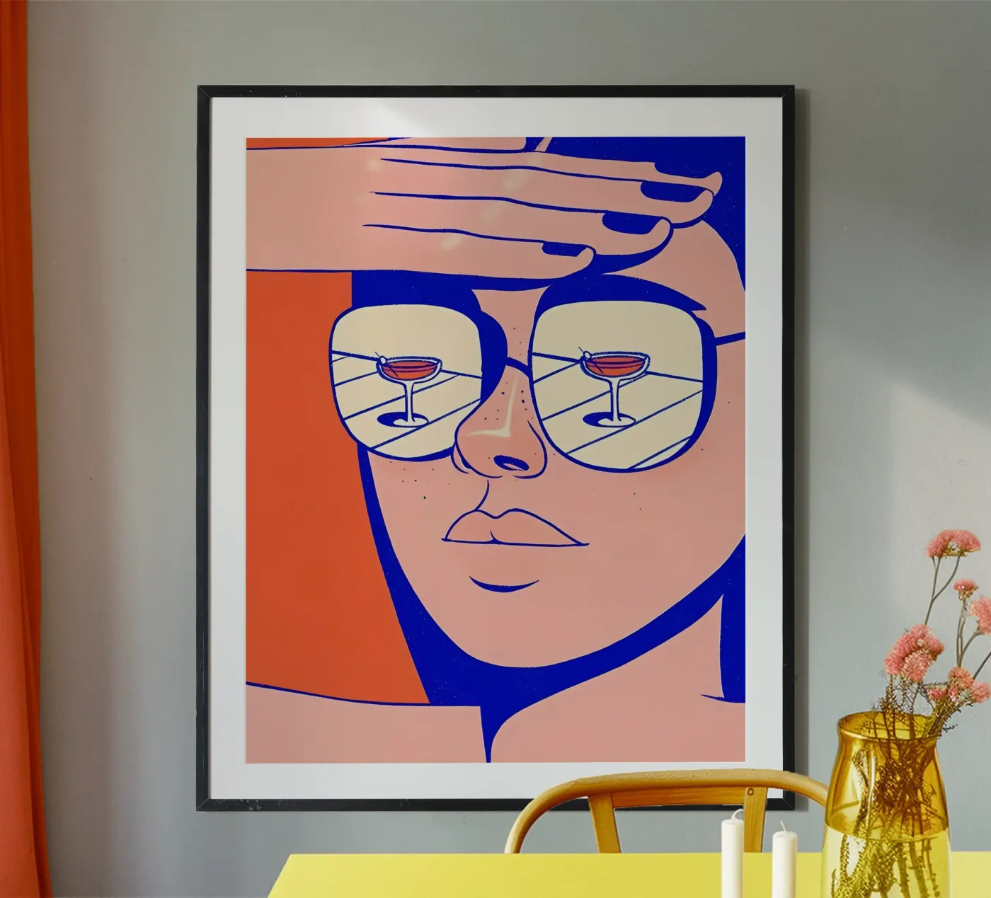 cocktail freddo poster da bonglantrungmuoi