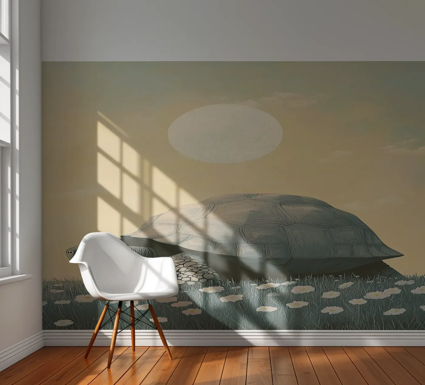 schildpad fotobehang van Nikis Art Studio