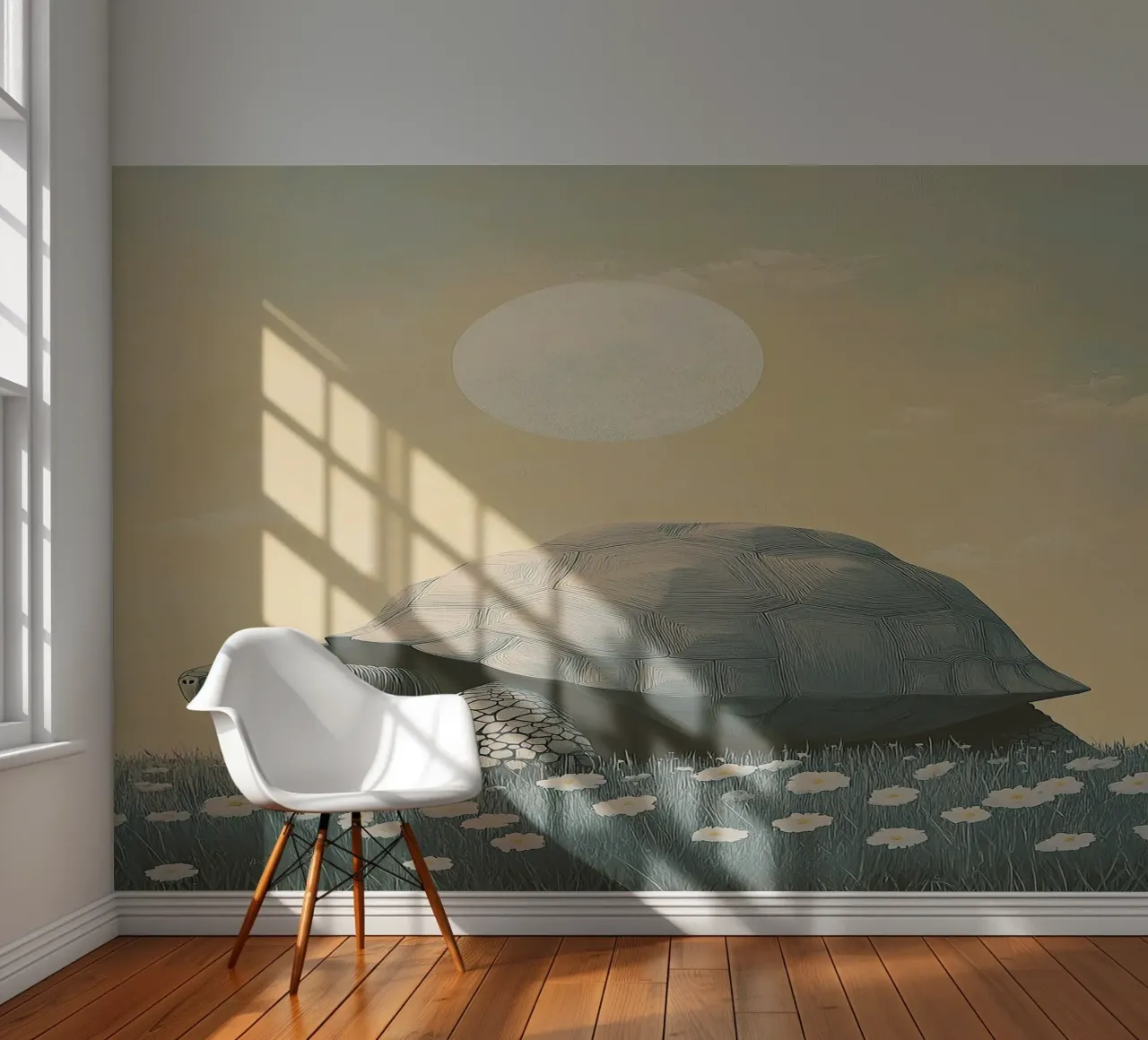 schildpad fotobehang van Nikis Art Studio